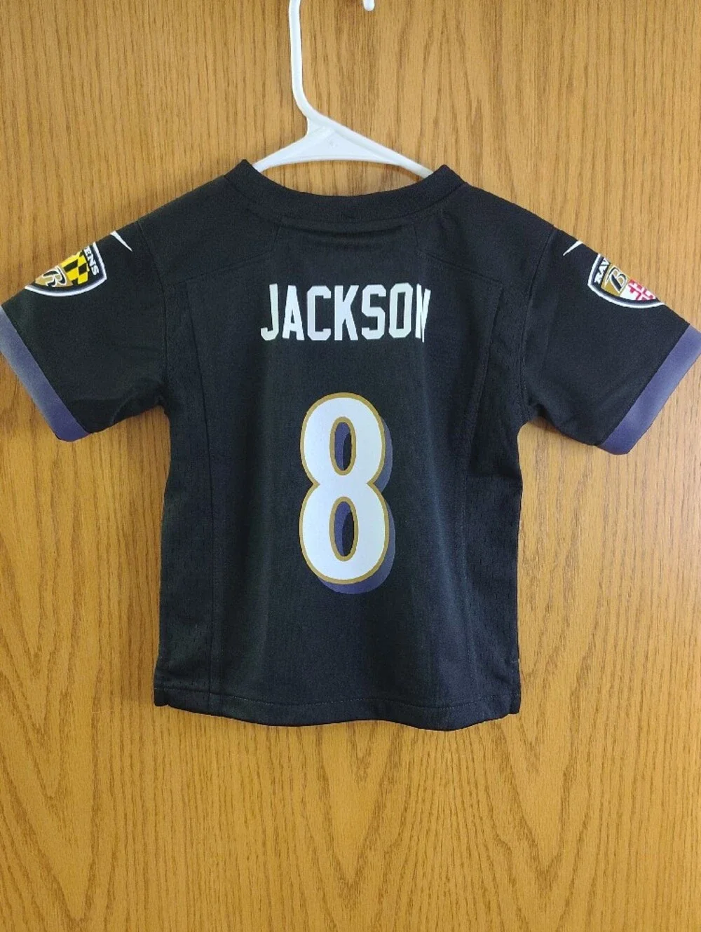 Nike Kids Baltimore Ravens Black #8 Football Jersey